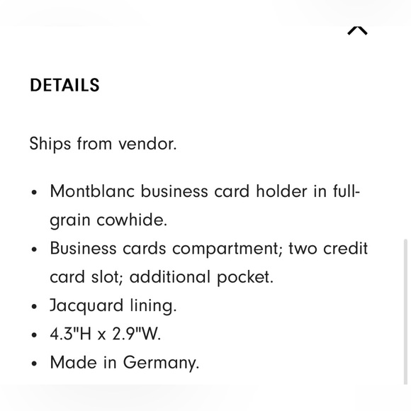 MONT BLANC - Business Cars Holder - Picture 4 of 7